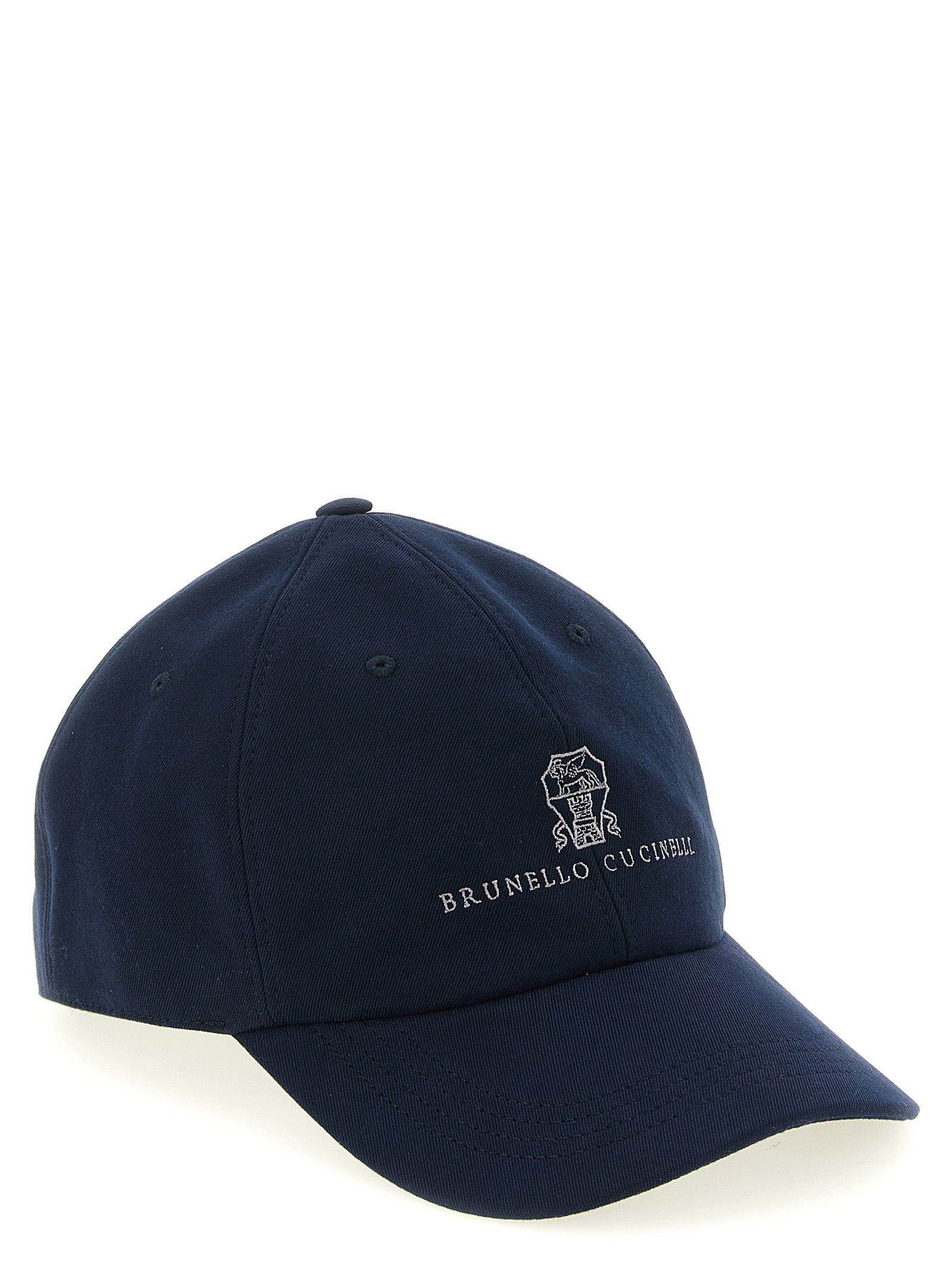 Brunello Cucinelli Logo Embroidery Baseball Cap