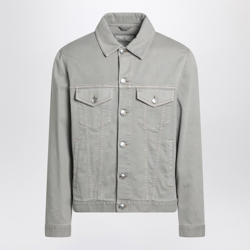 Brunello Cucinelli khaki denim jacket