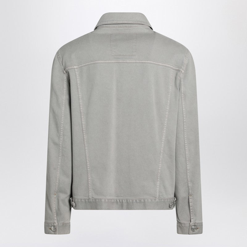 Brunello Cucinelli khaki denim jacket