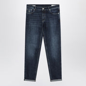 Brunello Cucinelli Dark Blue Jeans — Washed Effect