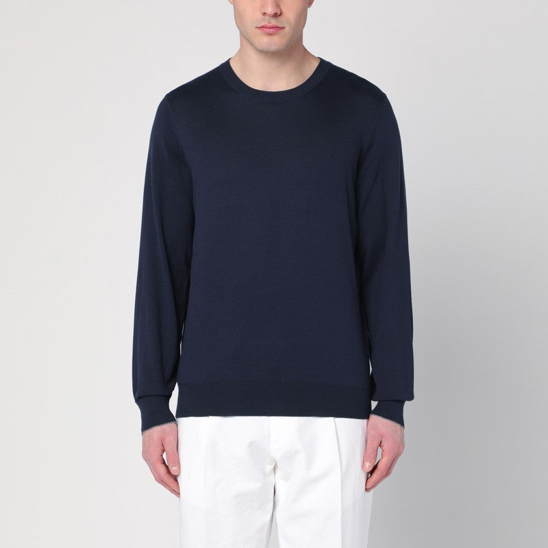 Brunello Cucinelli Blue cotton sweater