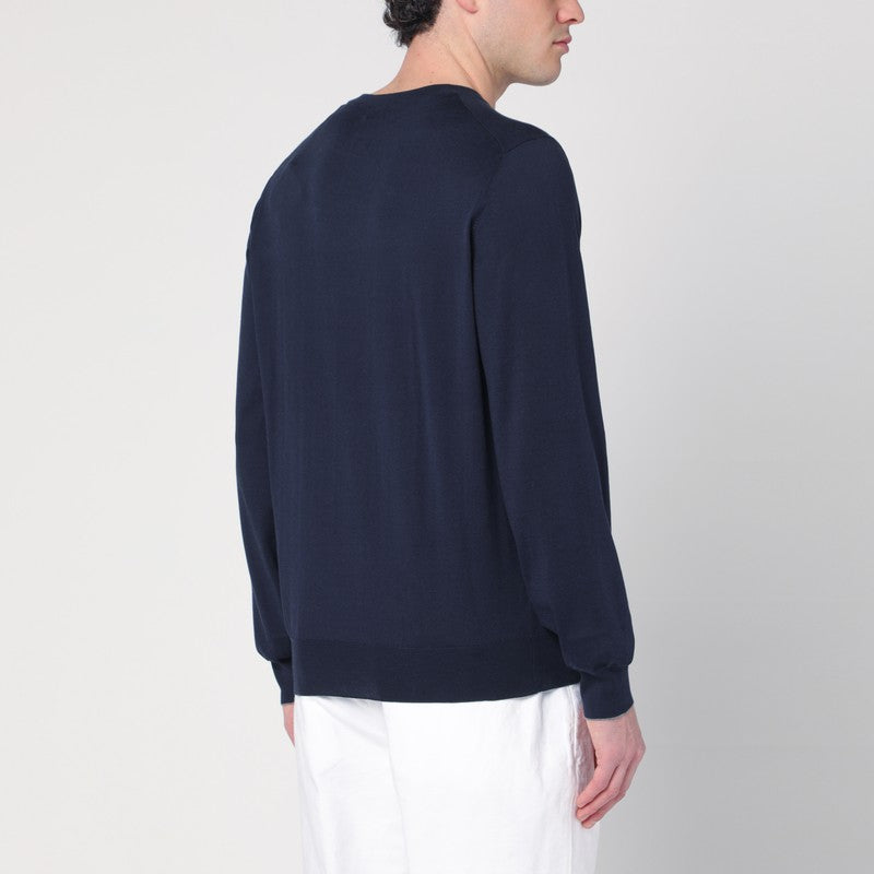 Brunello Cucinelli Blue cotton sweater