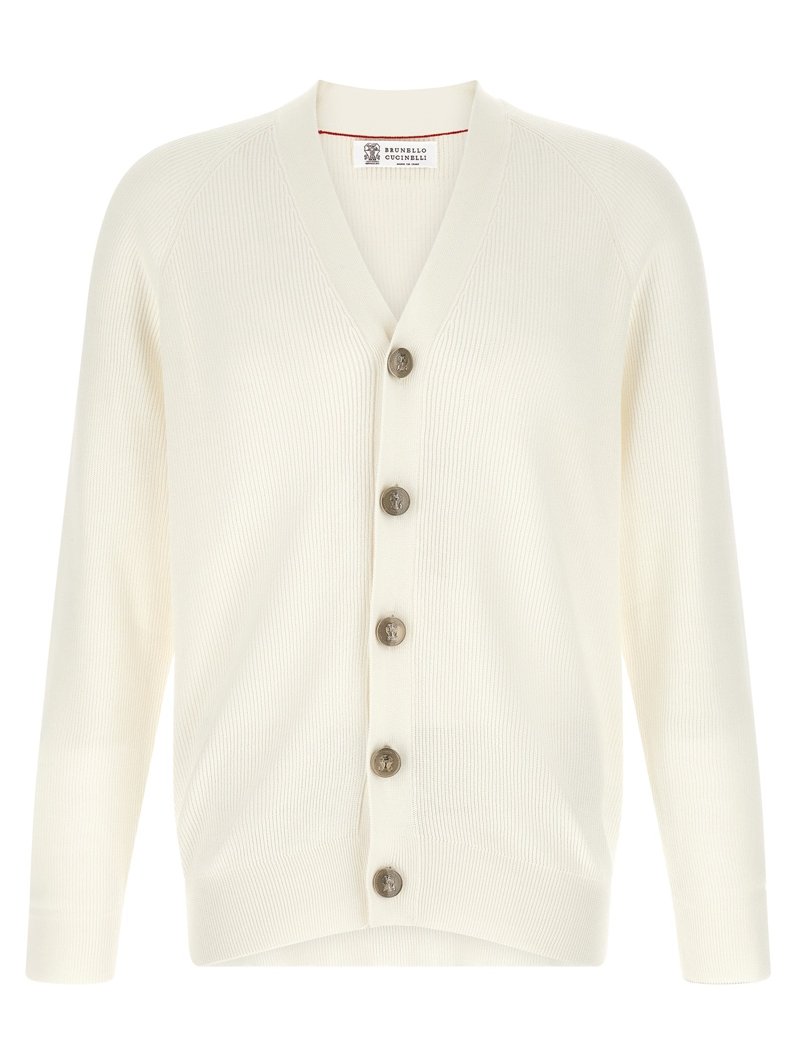 Brunello Cucinelli English Ribbed Cardigan