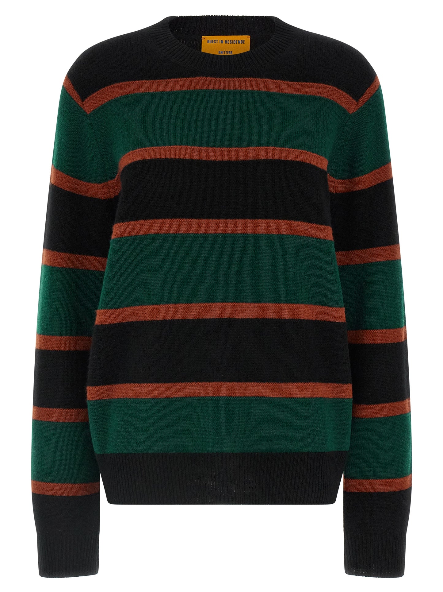 Guest In Residence Stripe Crew Sweater — Knitwear