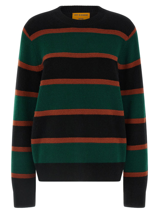 Guest In Residence Stripe Crew Sweater — Knitwear