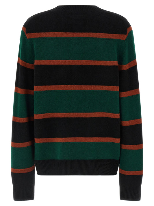 Guest In Residence Stripe Crew Sweater — Knitwear