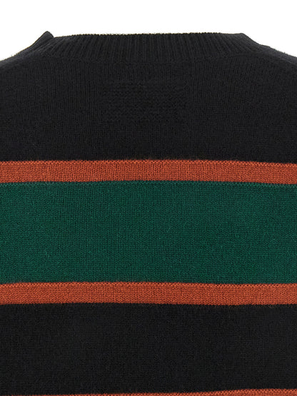 Guest In Residence Stripe Crew Sweater — Knitwear