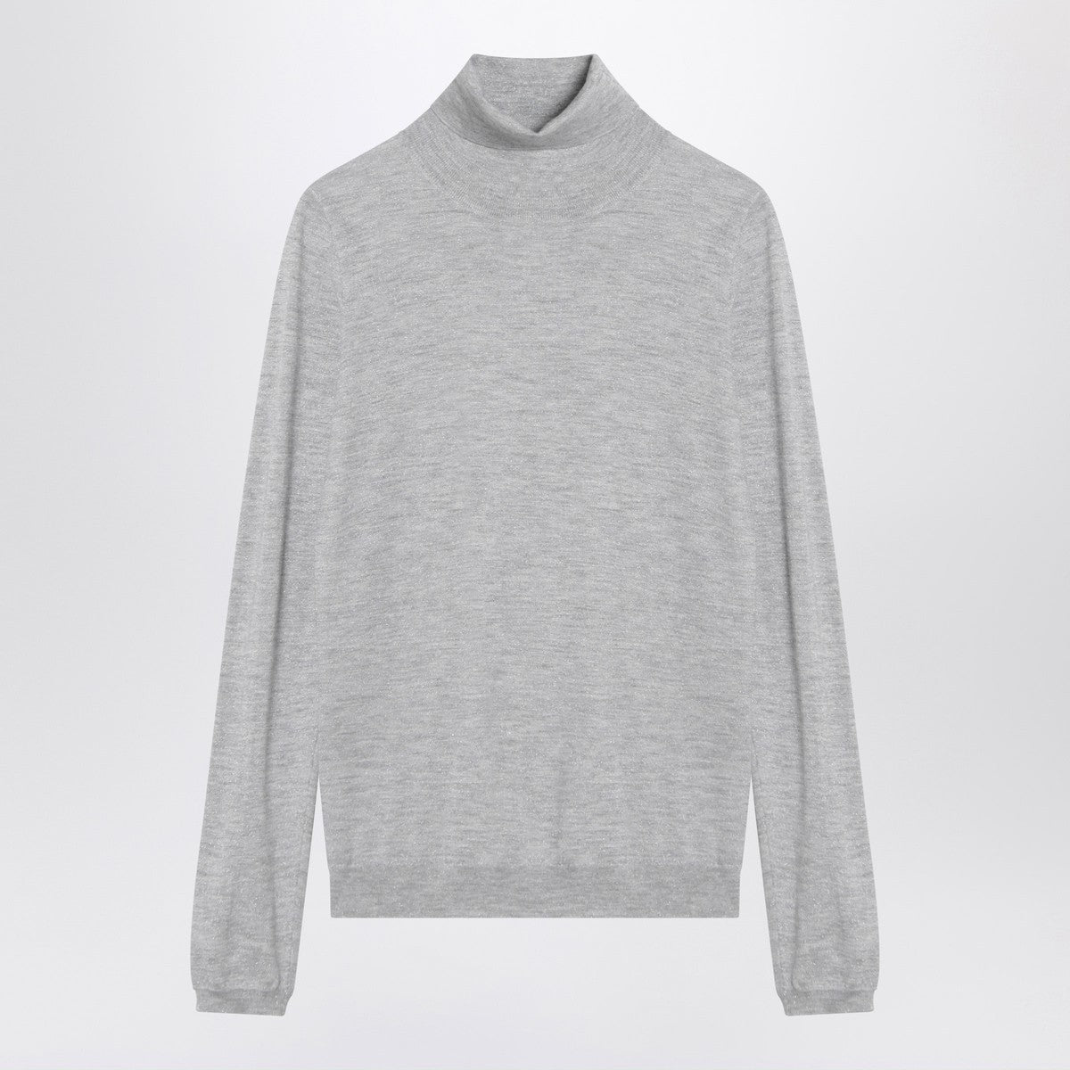 Brunello Cucinelli Light grey turtleneck in cashmere blend
