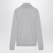 Brunello Cucinelli Light grey turtleneck in cashmere blend