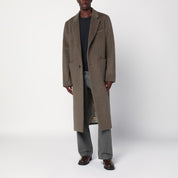 Our Legacy Moss-coloured wool blend coat