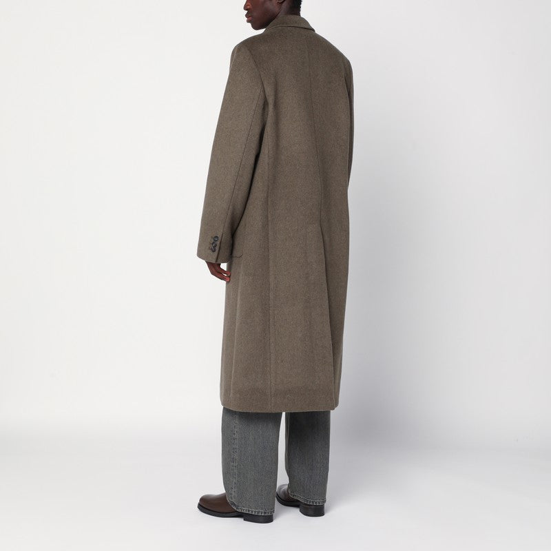 Our Legacy Moss-coloured wool blend coat