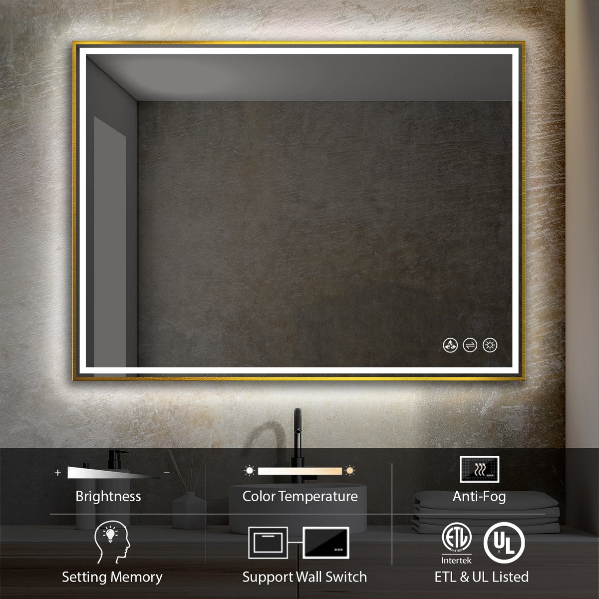 Blossom Stellar 48 Inch LED Mirror - LED M4 4836 MB