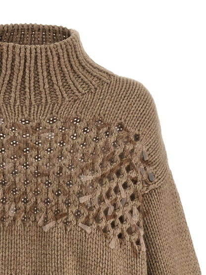 Brunello Cucinelli Drop Sequin Sweater