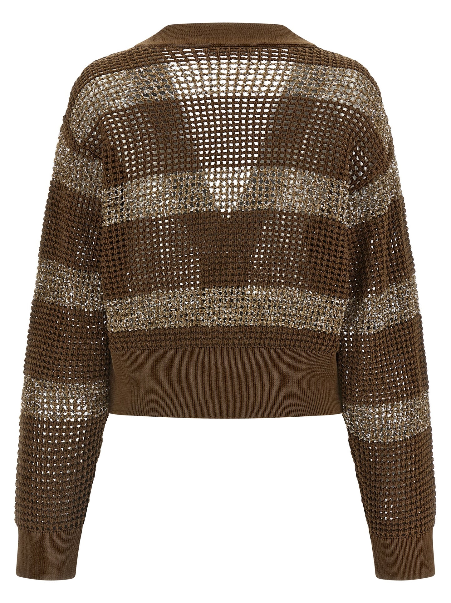 Brunello Cucinelli Knitwear – Dazzling Stripes Cardigan
