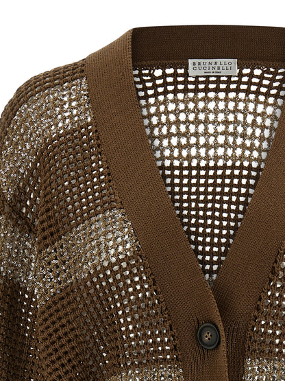Brunello Cucinelli Knitwear – Dazzling Stripes Cardigan