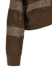 Brunello Cucinelli Knitwear – Dazzling Stripes Cardigan