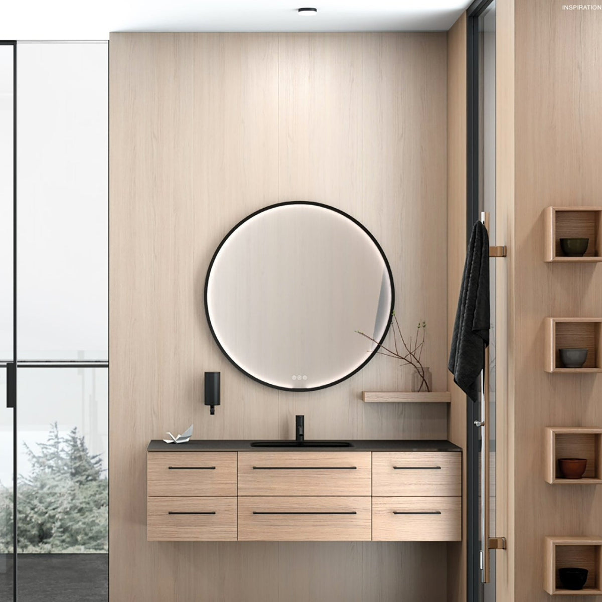 Blossom Oskar 32 Inch Round LED Mirror - LED M7 R32 MB