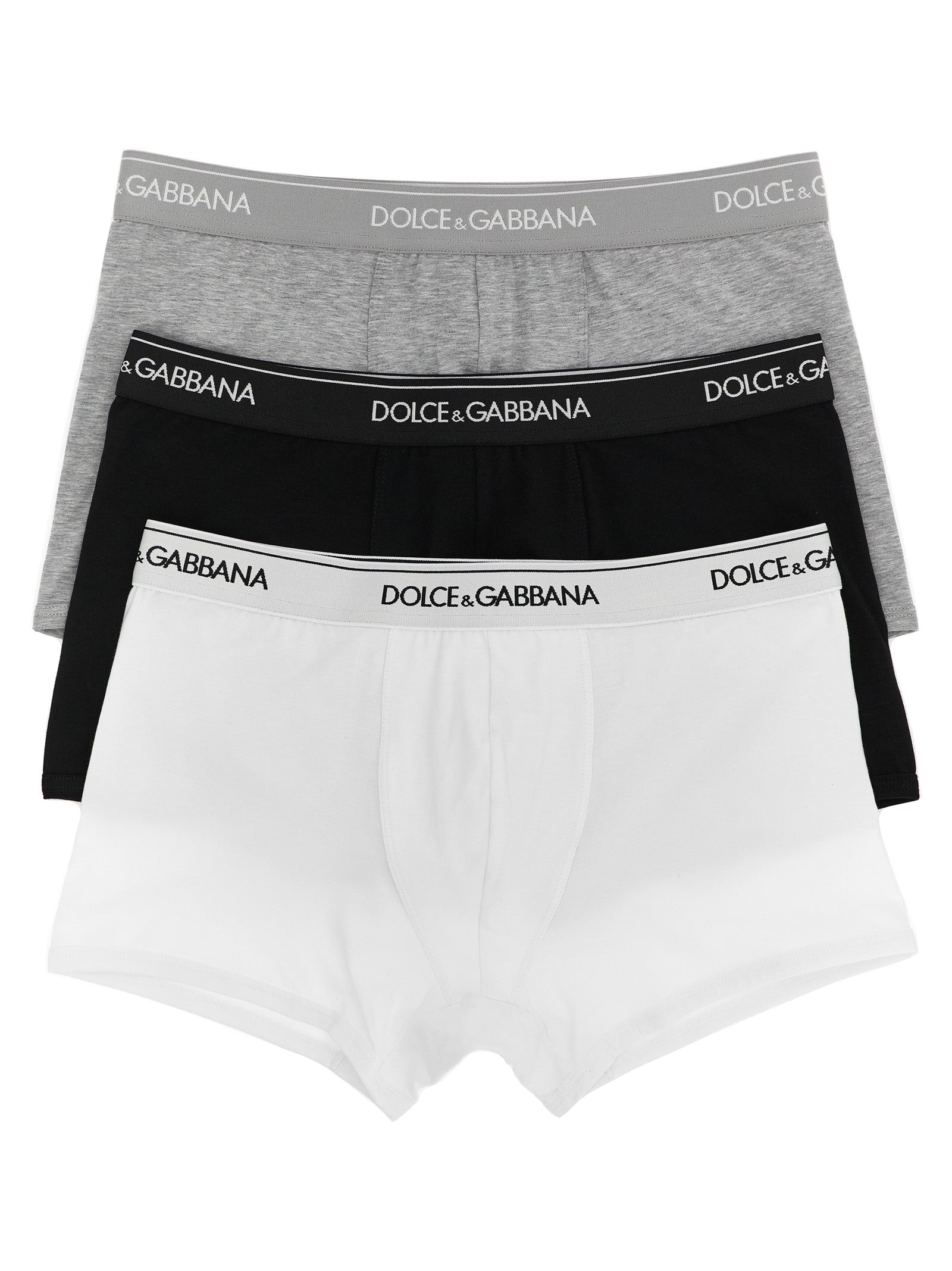 Dolce & Gabbana 3-Pack Logo Boxers — Men's Luxury Underwear