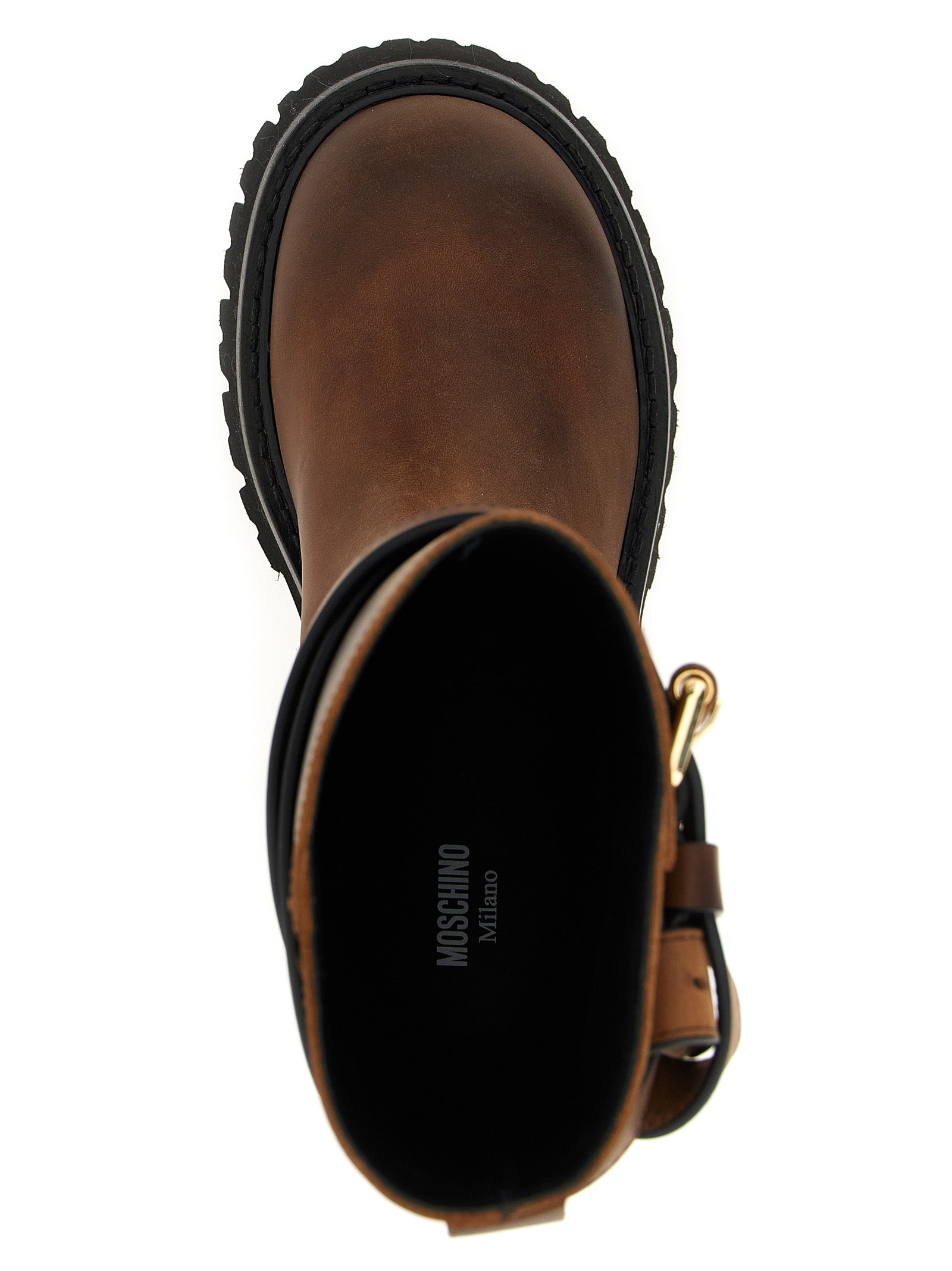 Moschino Brick Boots for Women — New Arrival