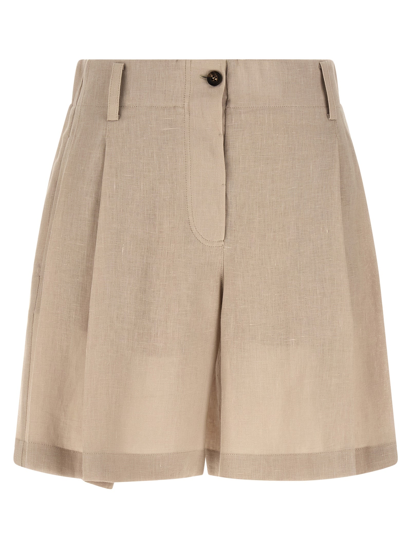 Brunello Cucinelli Linen Shorts — Luxury Wide‑Leg Shorts