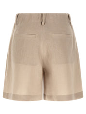 Brunello Cucinelli Linen Shorts — Luxury Wide‑Leg Shorts