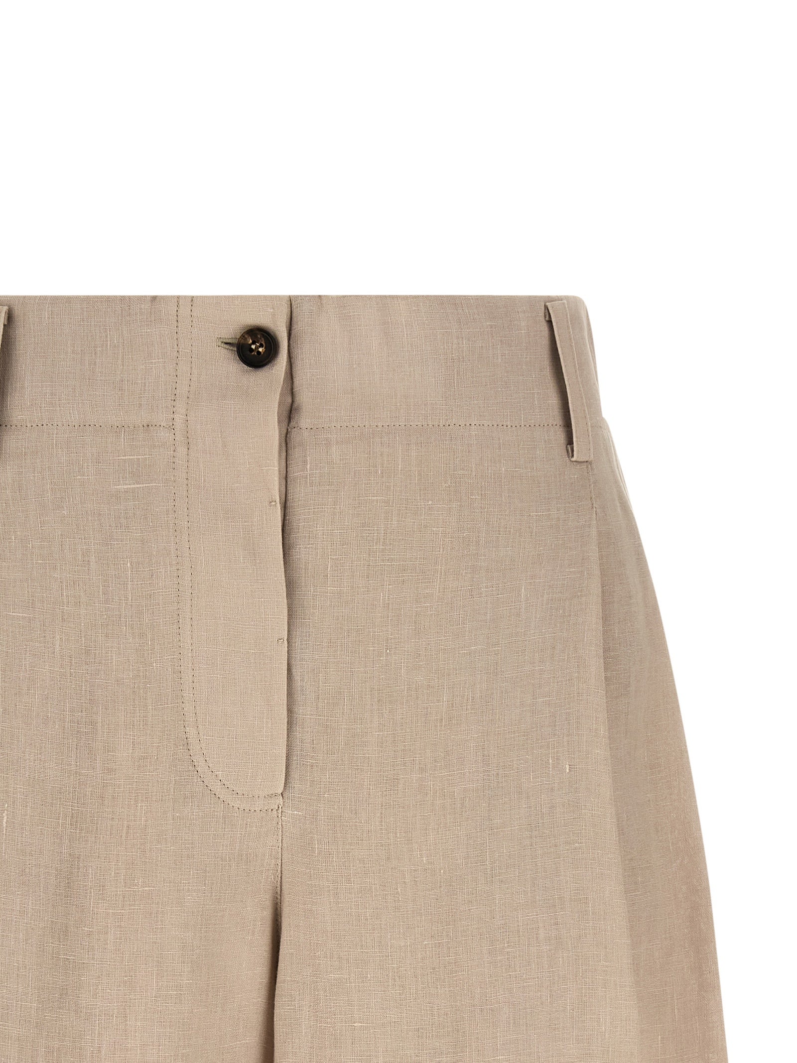 Brunello Cucinelli Linen Shorts — Luxury Wide‑Leg Shorts