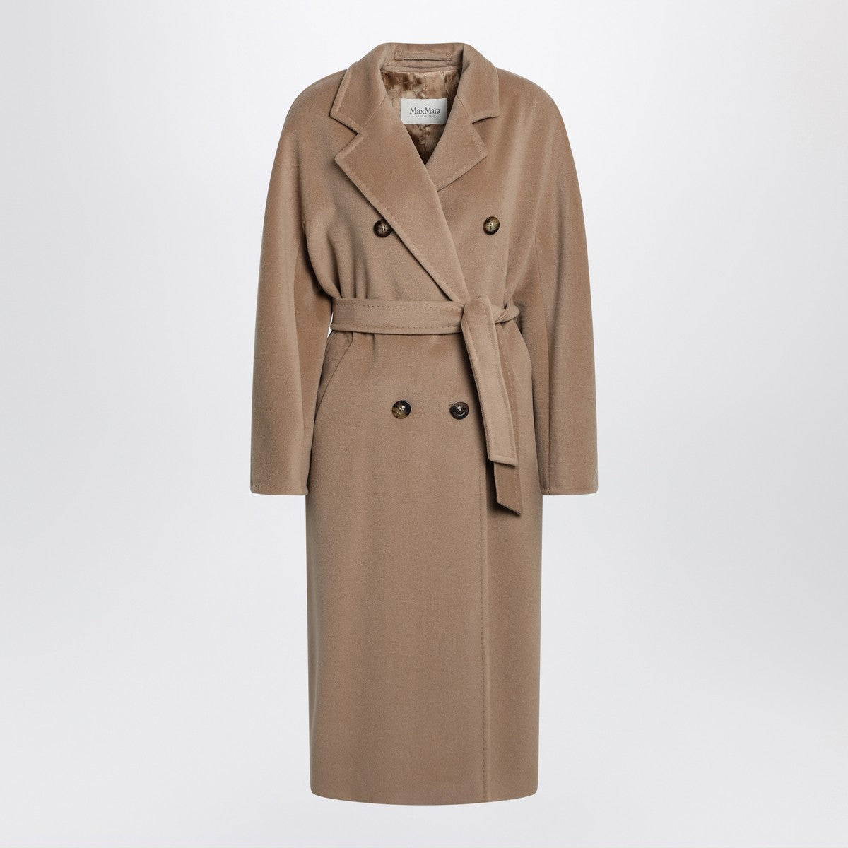 Max Mara 101801 Icon Coat — Camel Wool‑Cashmere Coat