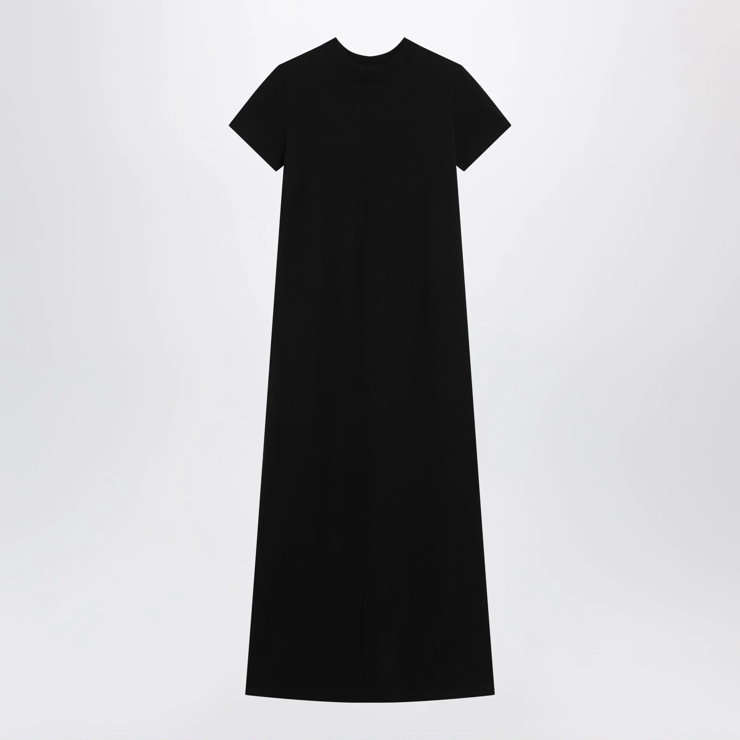 The Frankie Shop Malo maxi T-shirt dress in cotton black