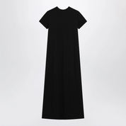The Frankie Shop Malo maxi T-shirt dress in cotton black