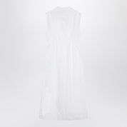 LouLou De Saison White Cotton Shirt Dress