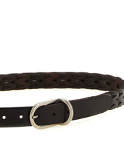 Brunello Cucinelli Braided Leather Belt