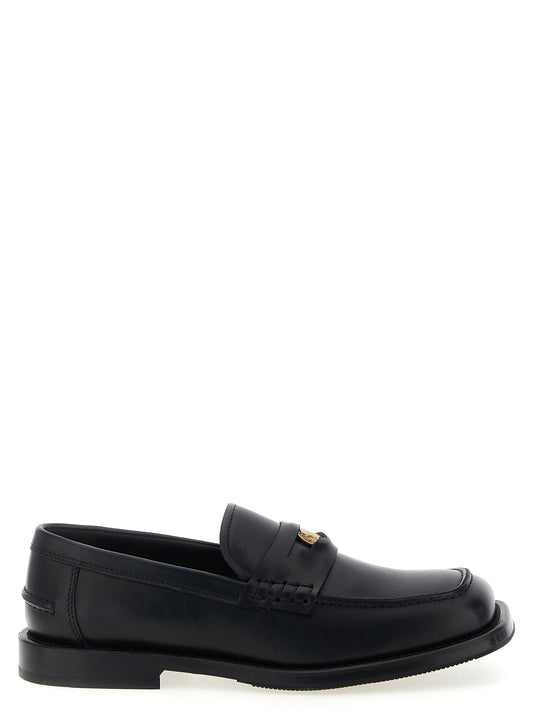 Moschino Berlin Loafers — Black Moccasins for Men