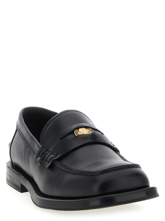Moschino Berlin Loafers — Black Moccasins for Men