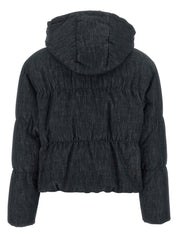 Brunello Cucinelli Denim-effect Twill Down Jacket