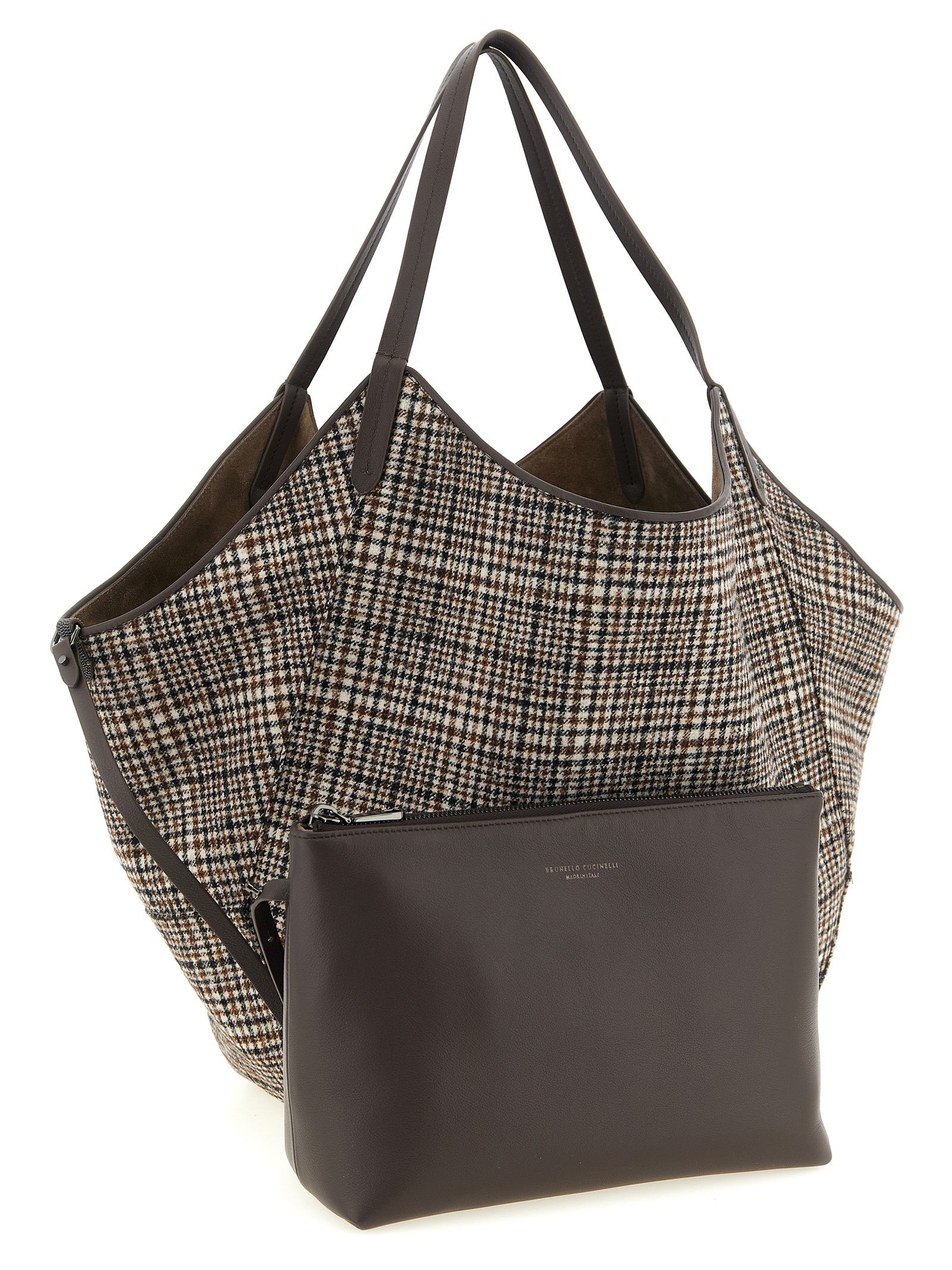 Brunello Cucinelli Monile Reversible Shopping Bag