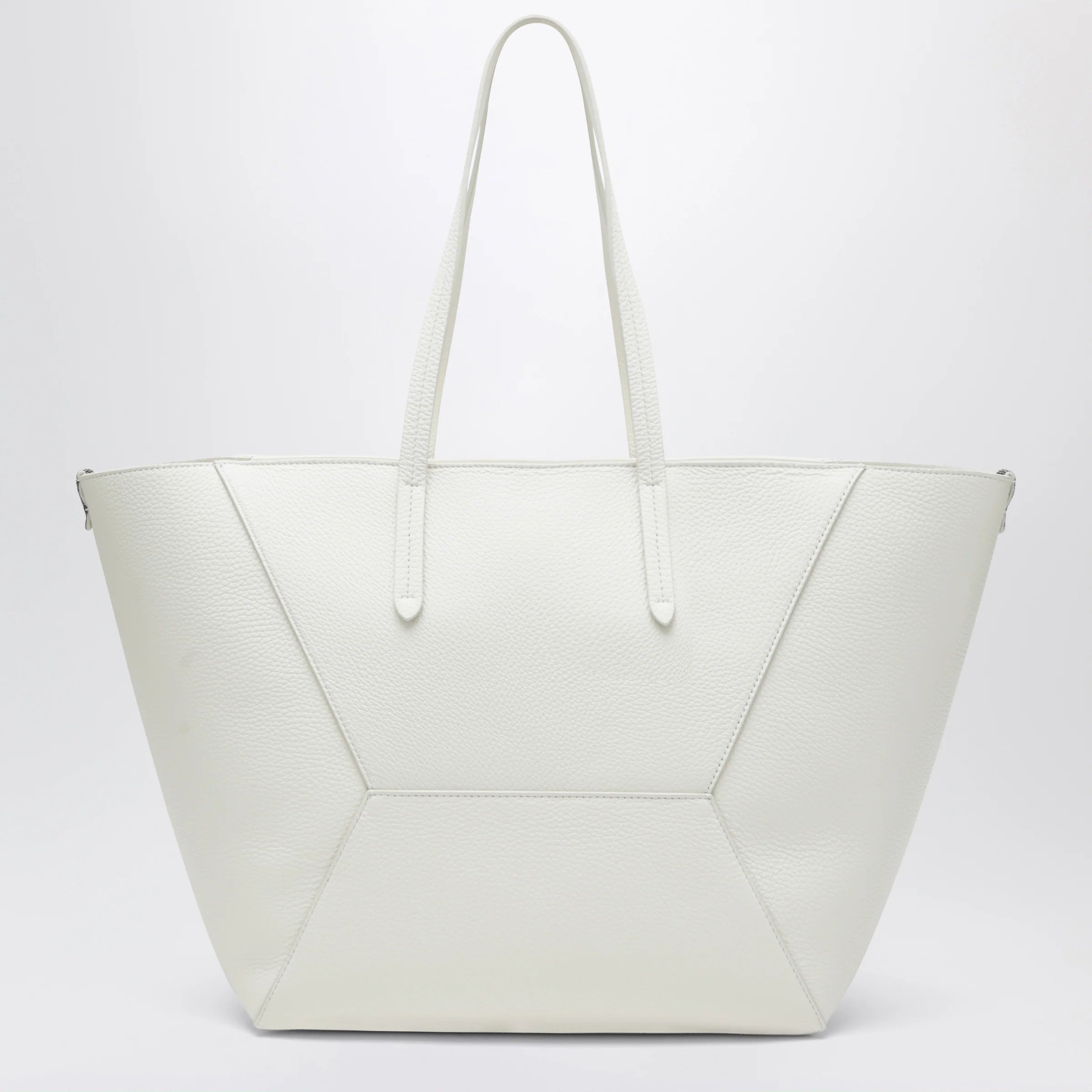 Brunello Cucinelli BC Duo bag in ivory leather