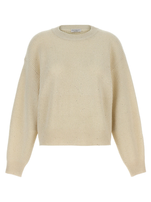 Brunello Cucinelli Sequin Sweater — Knitwear for Women