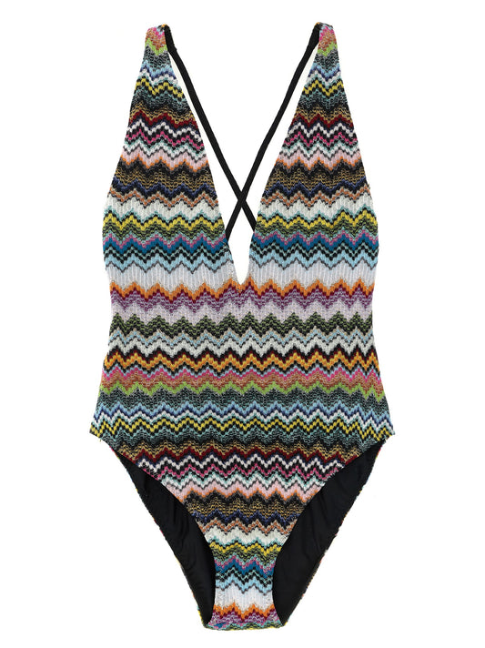 Missoni Zigzag One‑piece Swimsuit — Beachwear for Women