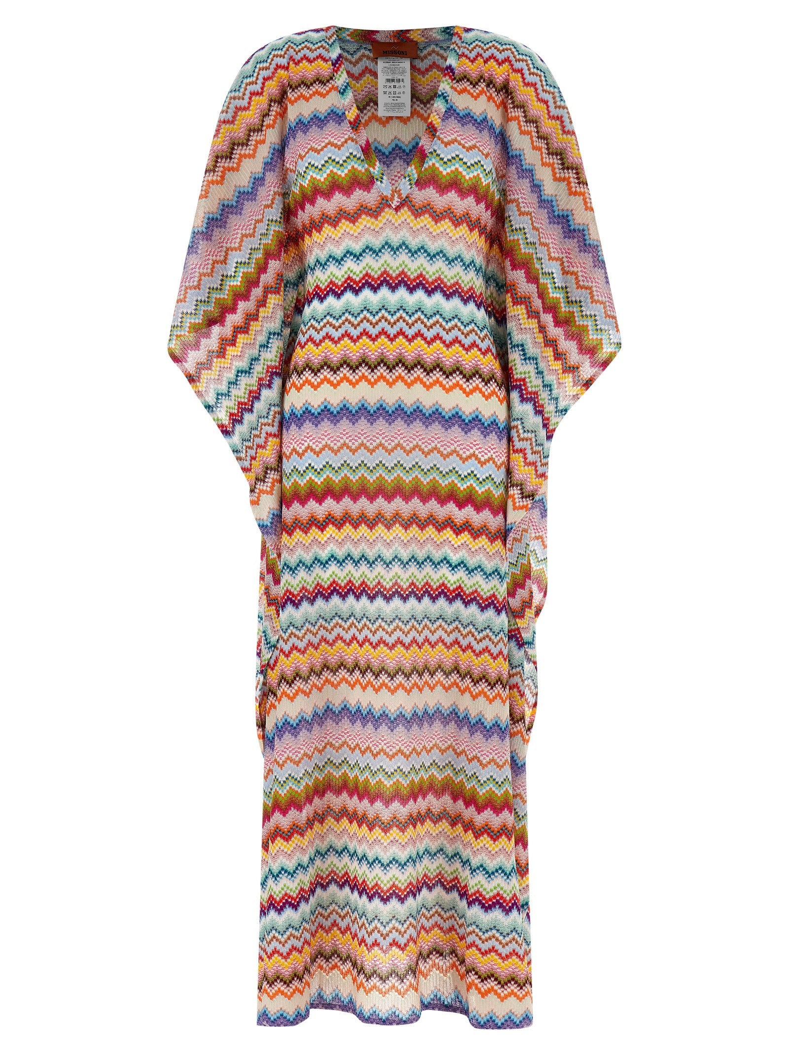 Missoni Zigzag Knit Dress — Multicolor Kaftan