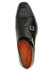 Santoni Axel Buckle Loafers