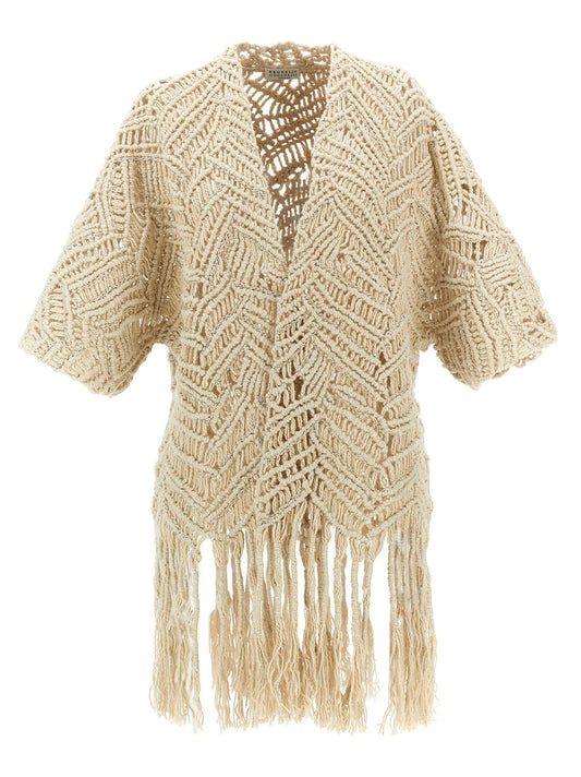 Brunello Cucinelli Knitwear - Opera Dazzling Macramé Cardigan