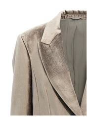 Brunello Cucinelli Single-breasted Chenille Blazer