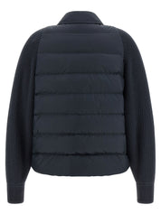 Brunello Cucinelli Shiny Flap Detail Down Jacket