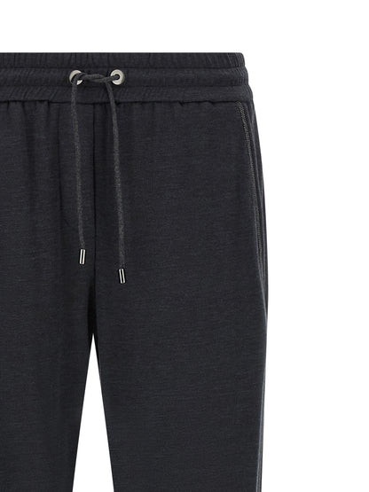 Brunello Cucinelli Shiny Pocket Joggers for Women