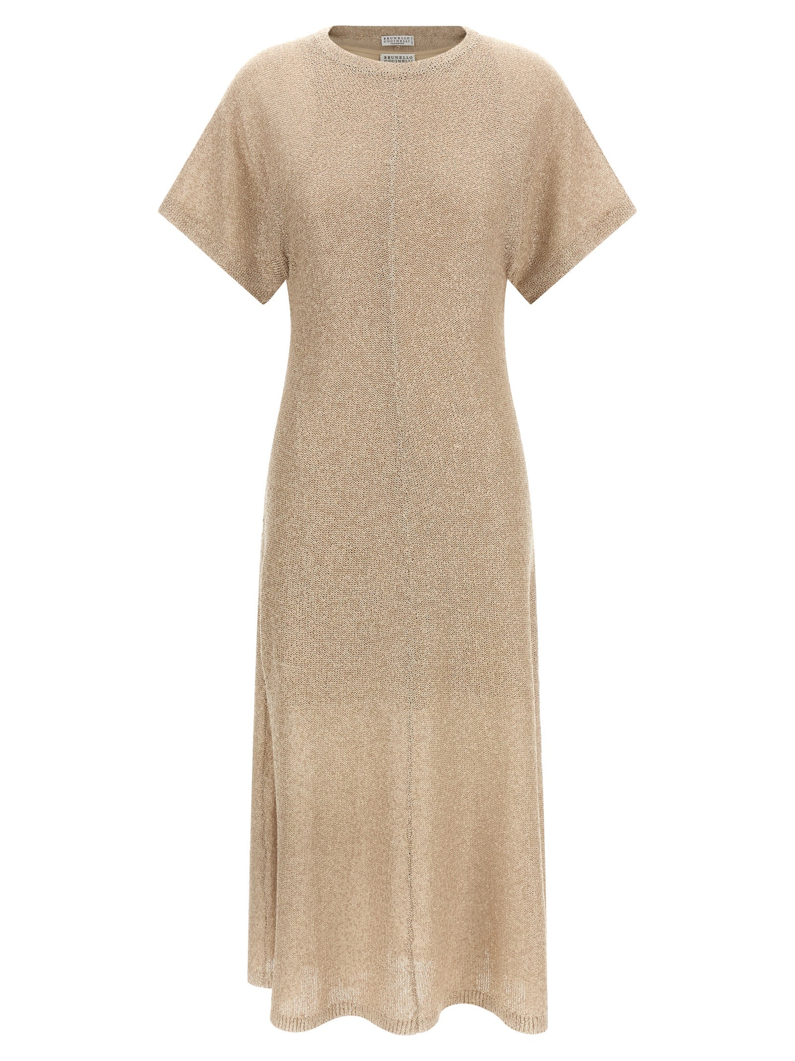 Brunello Cucinelli Sequin Dress — Linen & Cashmere Blend