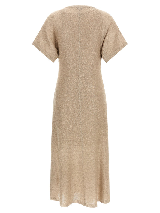 Brunello Cucinelli Sequin Dress — Linen & Cashmere Blend