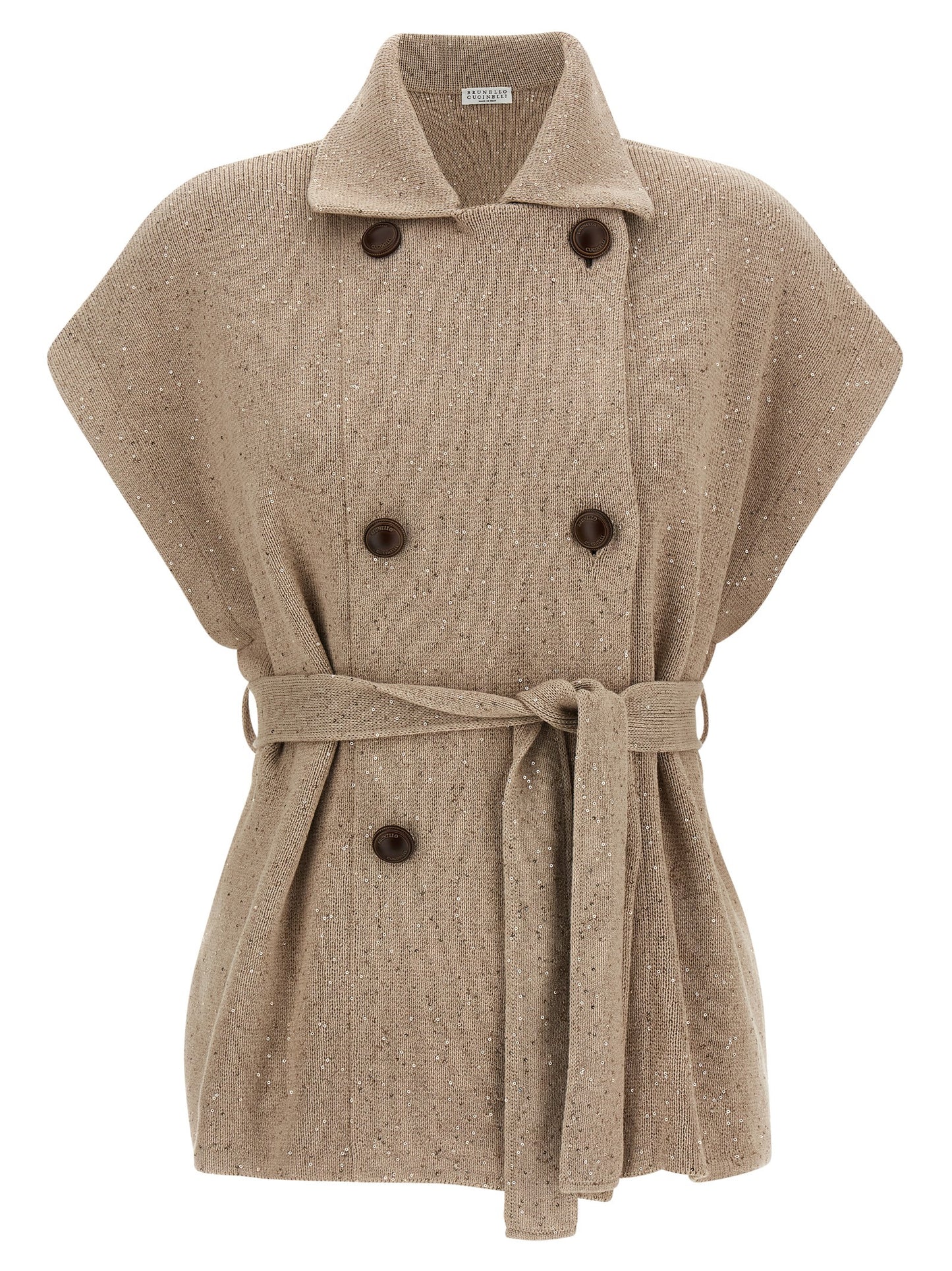 Brunello Cucinelli Diamante Vest - Knitwear for Women