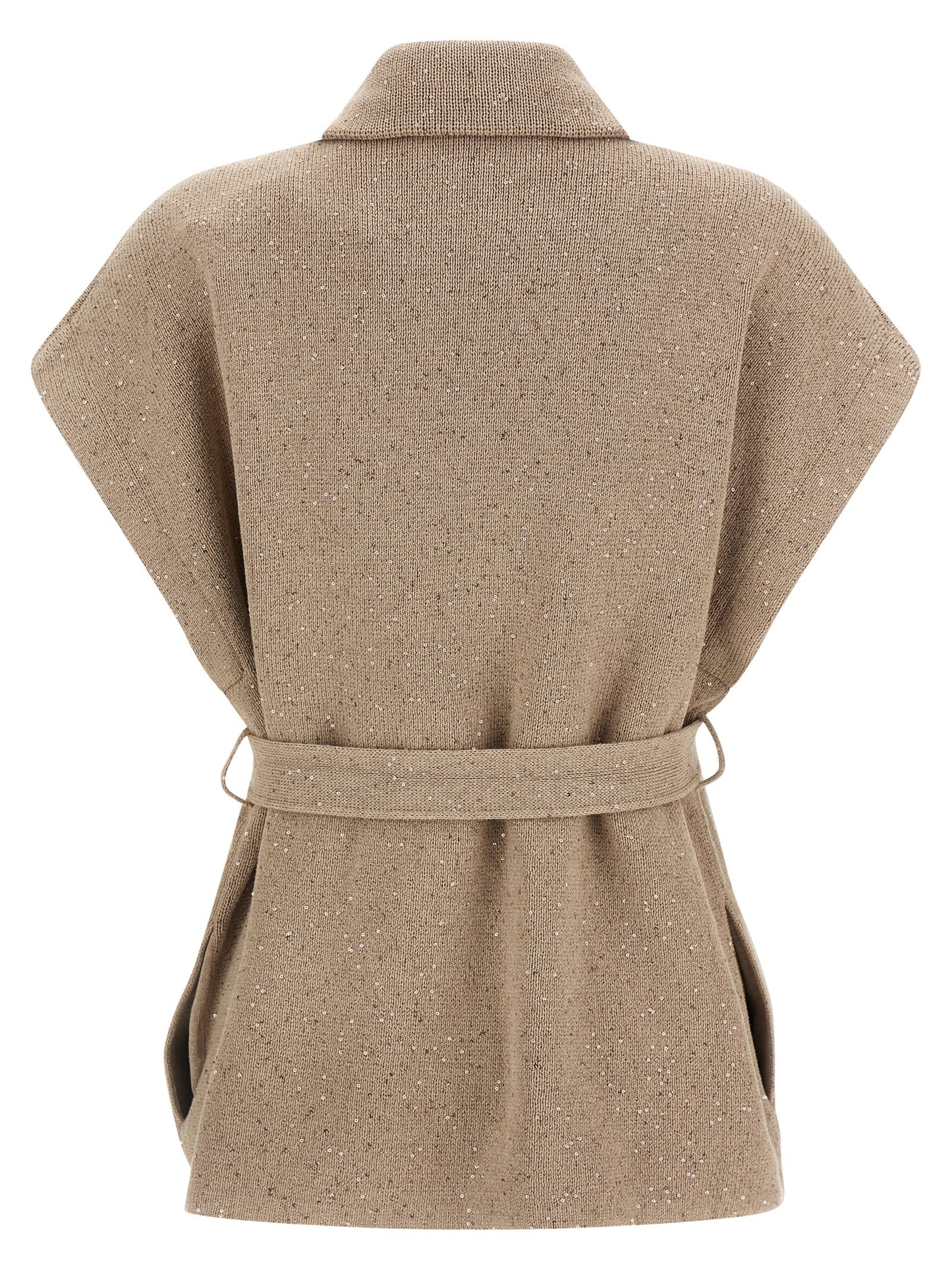 Brunello Cucinelli Diamante Vest - Knitwear for Women