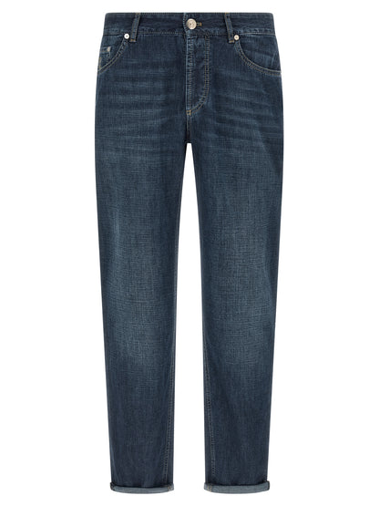 Brunello Cucinelli Japanese Denim Jeans — Men’s Blue