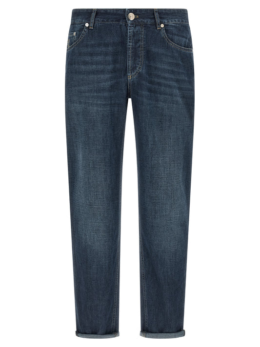 Brunello Cucinelli Japanese Denim Jeans — Men’s Blue